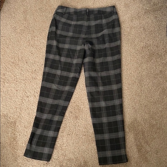 Cleo Black and Grey Plaid Pants - Picture 2 of 3